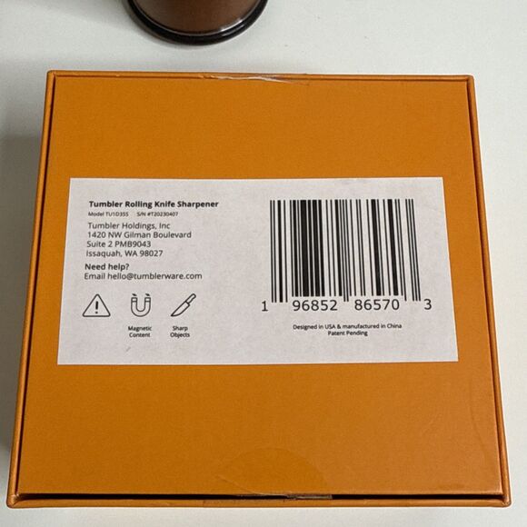 Original Tumbler Rolling Knife Sharpener 15° and 20°  Sharpening with box - Picture 10 of 12